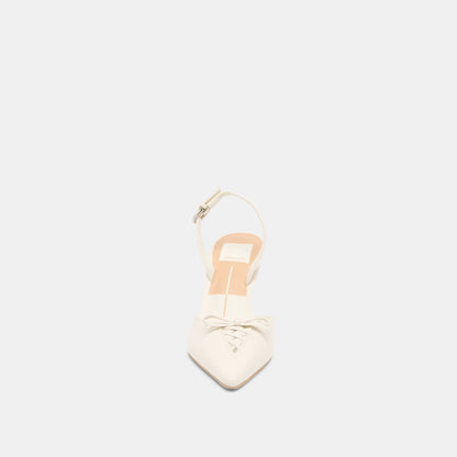 HAMYA CUIR BLANC