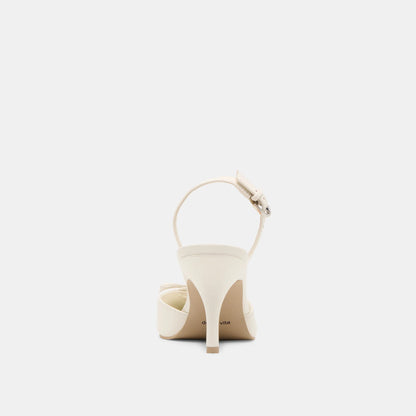 HAMYA CUIR BLANC