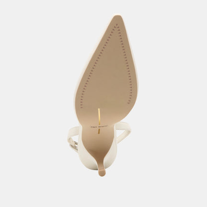 HAMYA CUIR BLANC