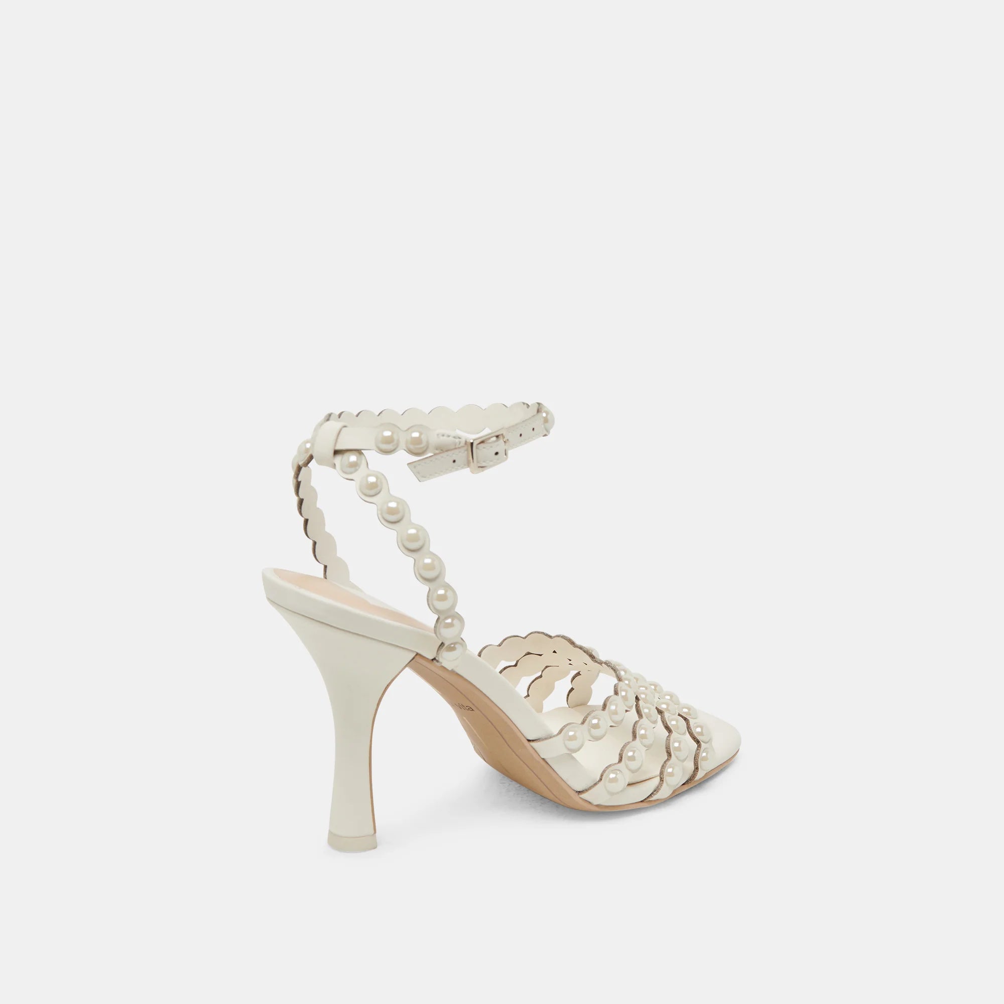 HELLEN PEARL CUIR BLANC - view 4