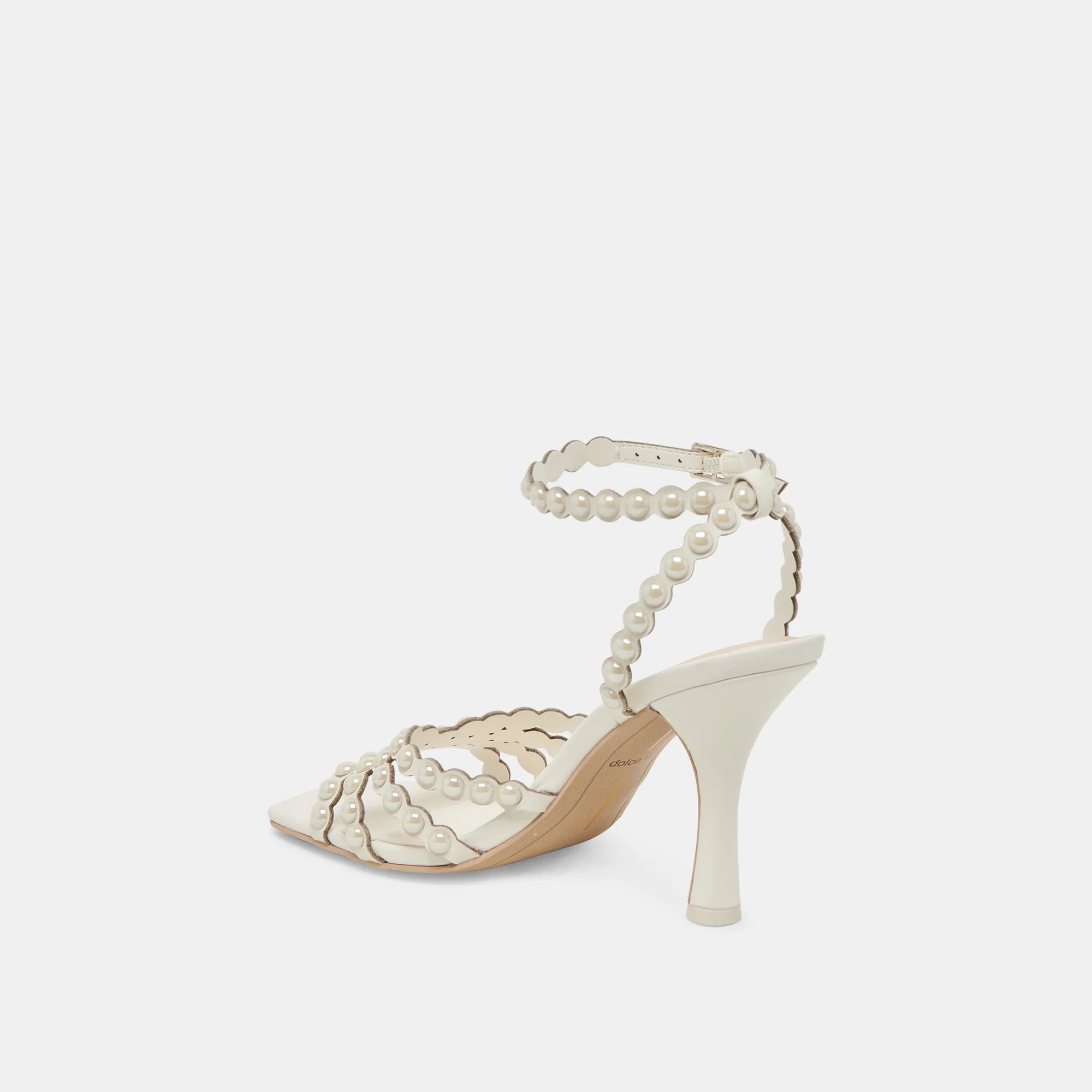 HELLEN PEARL CUIR BLANC - view 6