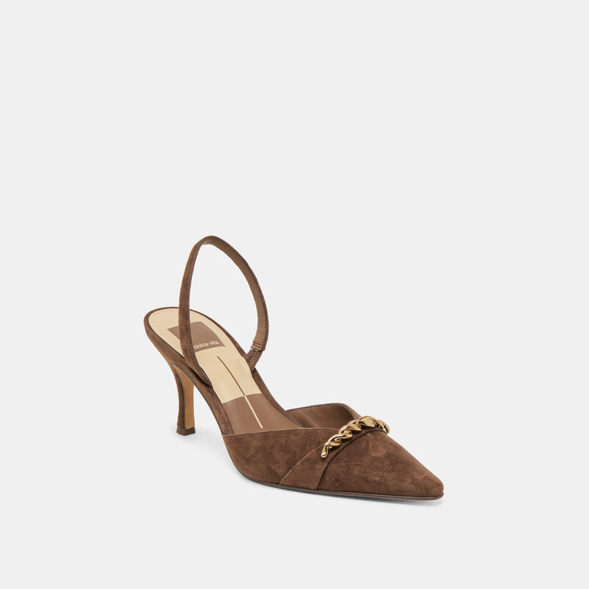HILDAN DARK BROWN SUEDE