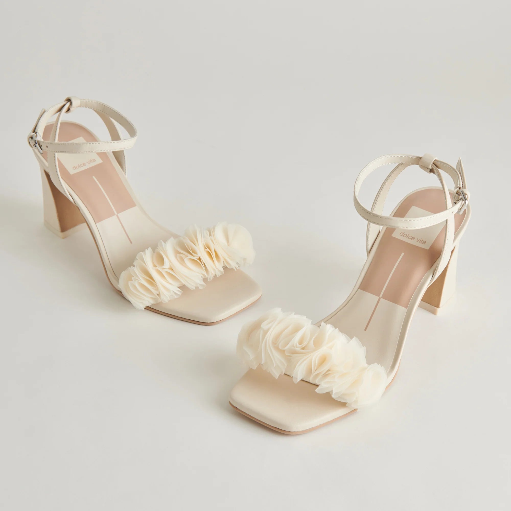 Ivory leather sandals discount