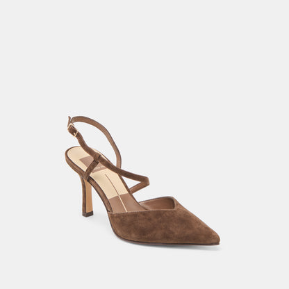 KAMRA DARK BROWN SUEDE