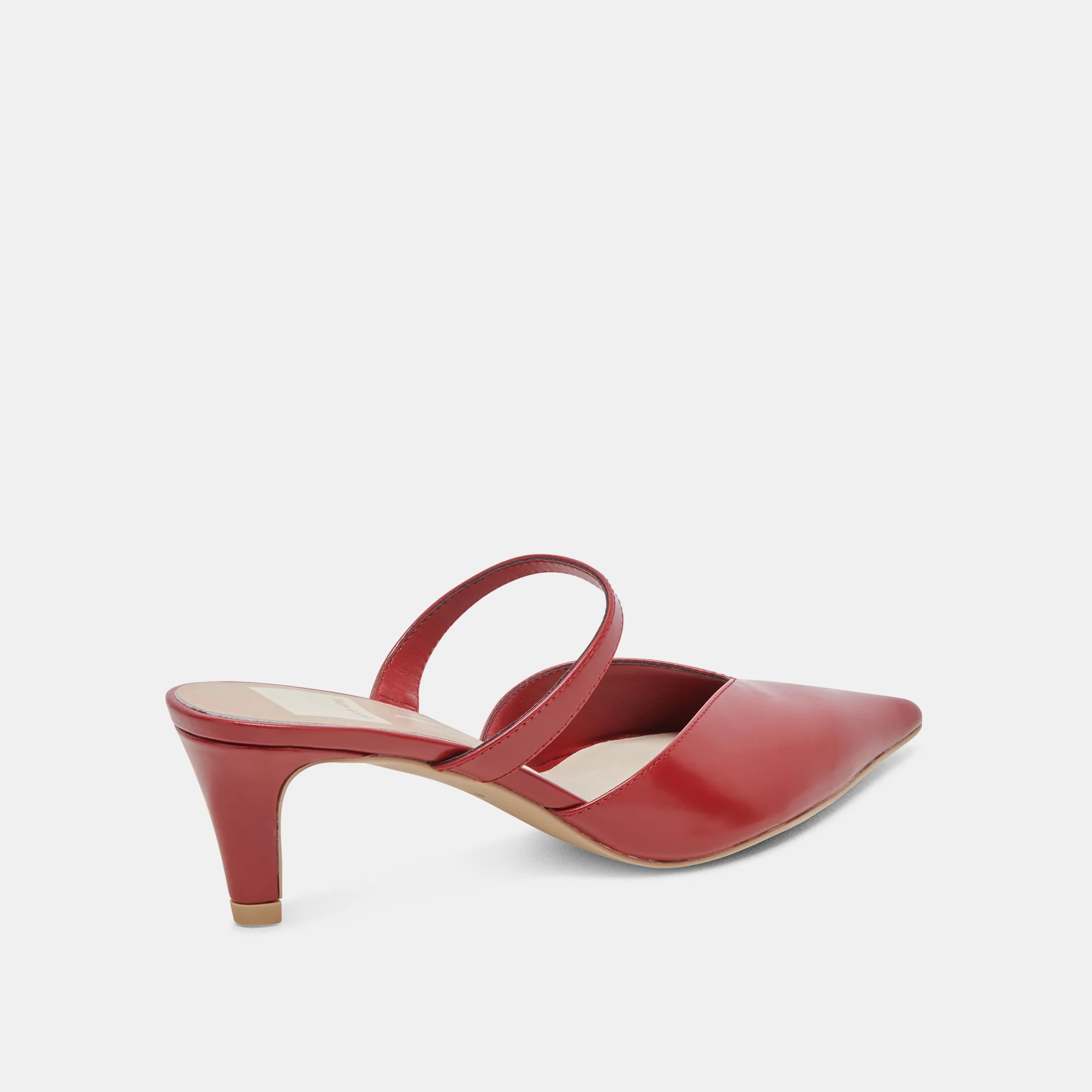 KANIKA MID RED CRINKLE PATENT