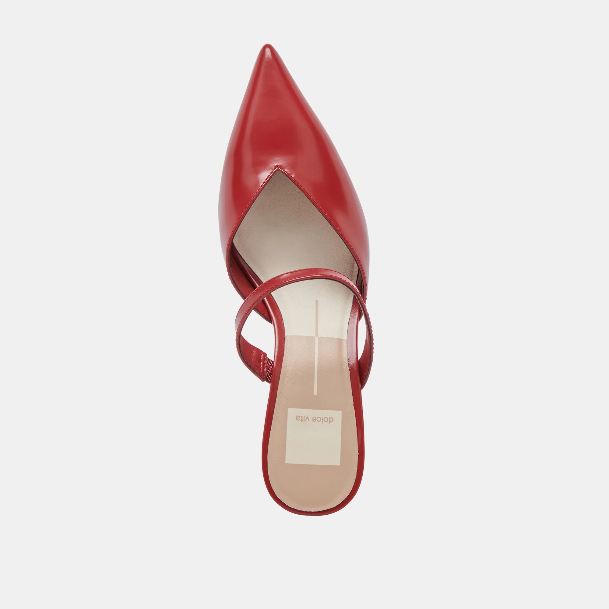 KANIKA MID RED CRINKLE PATENT