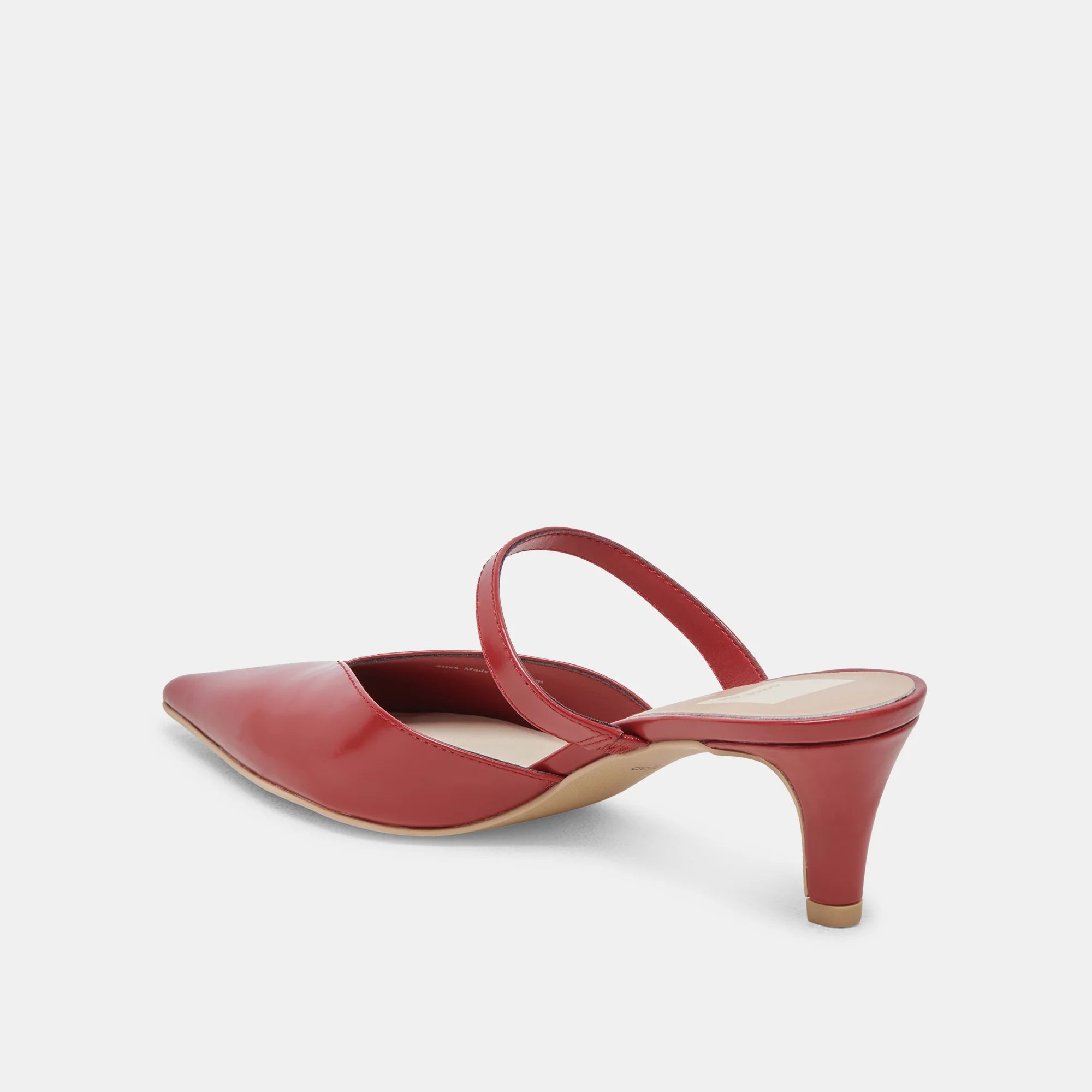 KANIKA MID RED CRINKLE PATENT