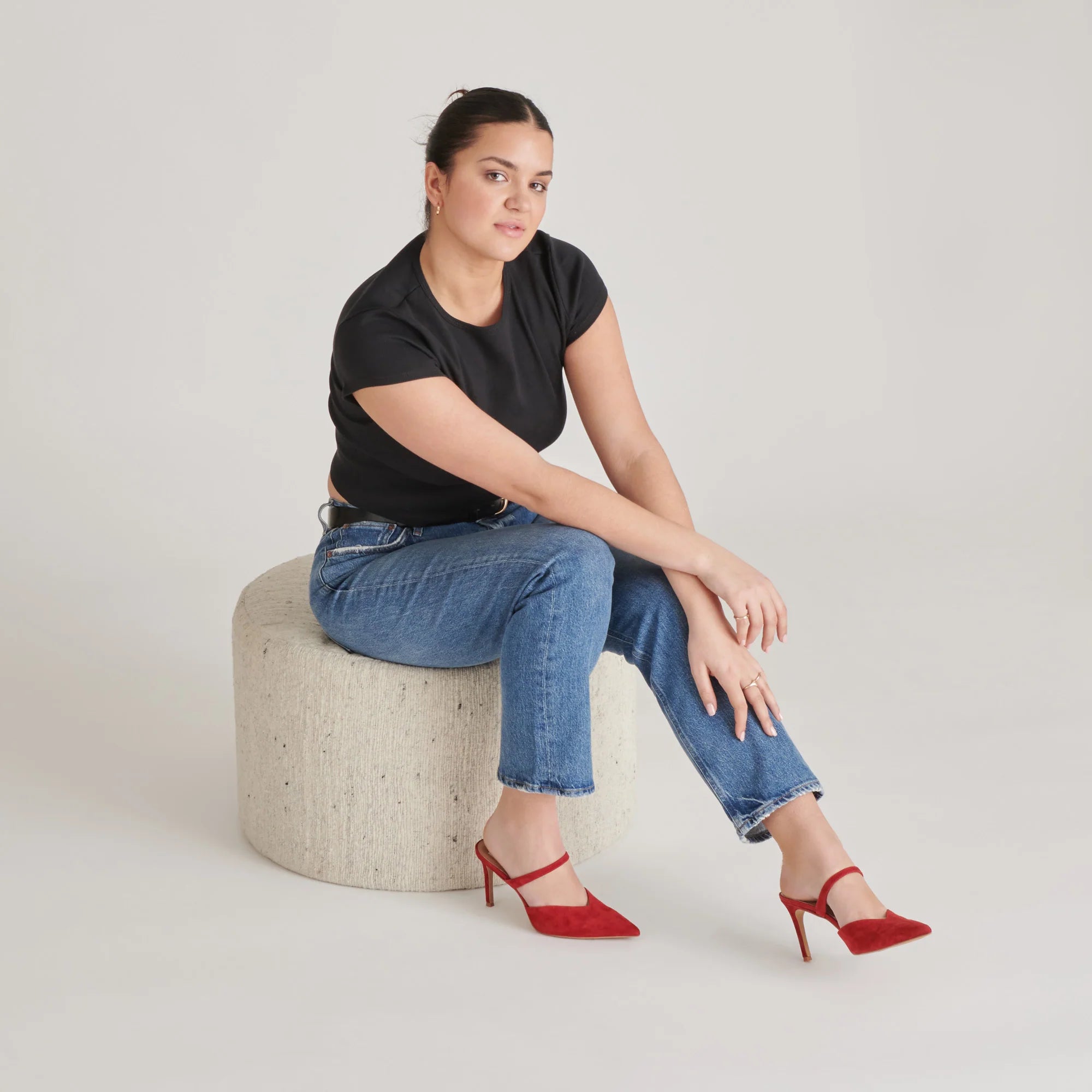 KANIKA CRIMSON SUEDE