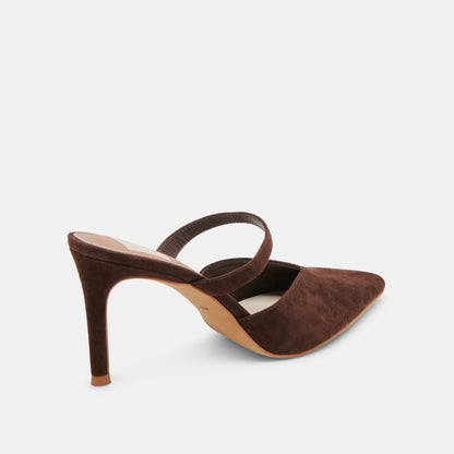 KANIKA DARK BROWN SUEDE