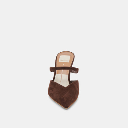 KANIKA DARK BROWN SUEDE