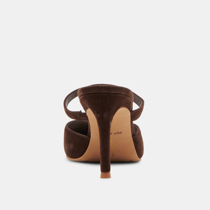 KANIKA DARK BROWN SUEDE
