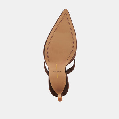 KANIKA DARK BROWN SUEDE