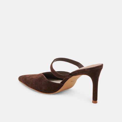 KANIKA DARK BROWN SUEDE