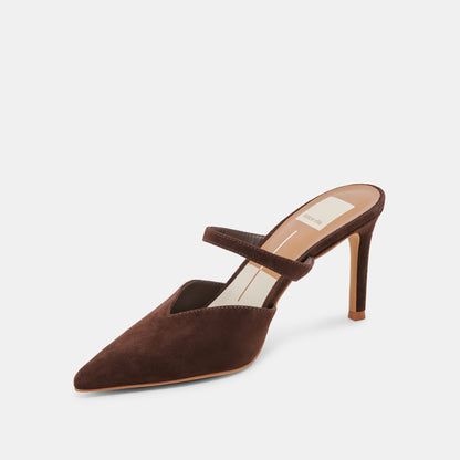 KANIKA DARK BROWN SUEDE