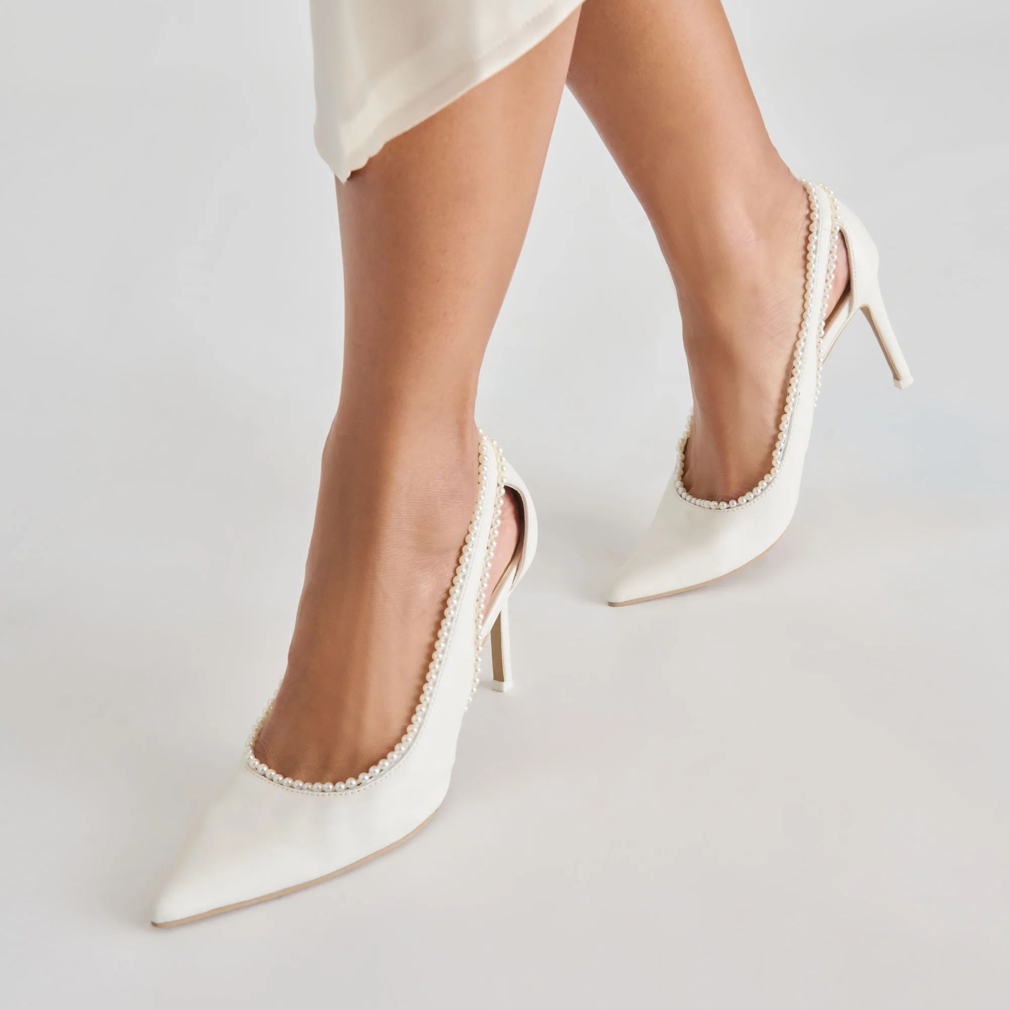 KELSON PERLE CUIR BLANC - view 2