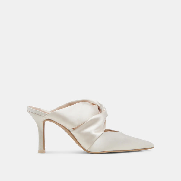 KELSY OFF WHITE SATIN