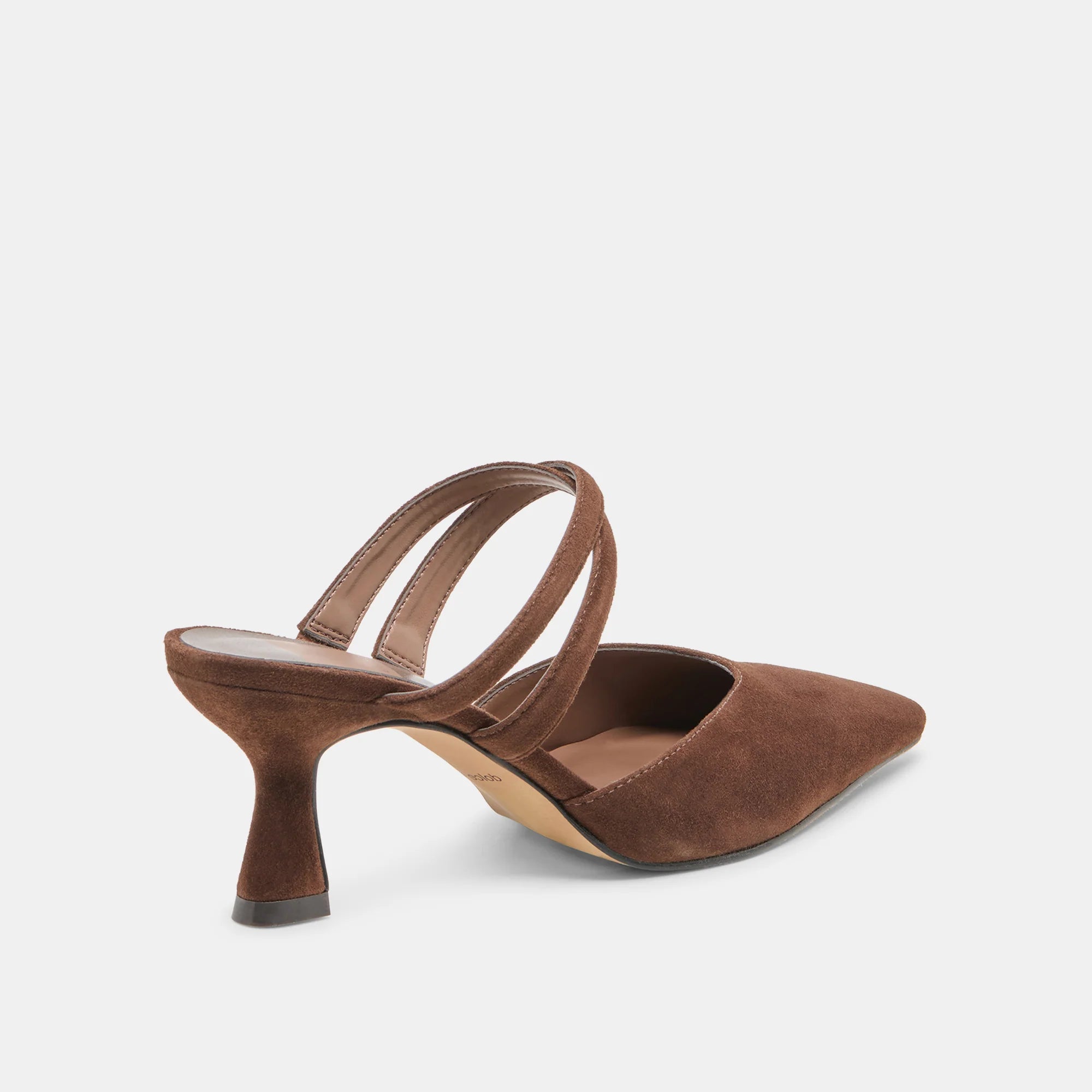 LINORE DARK BROWN SUEDE