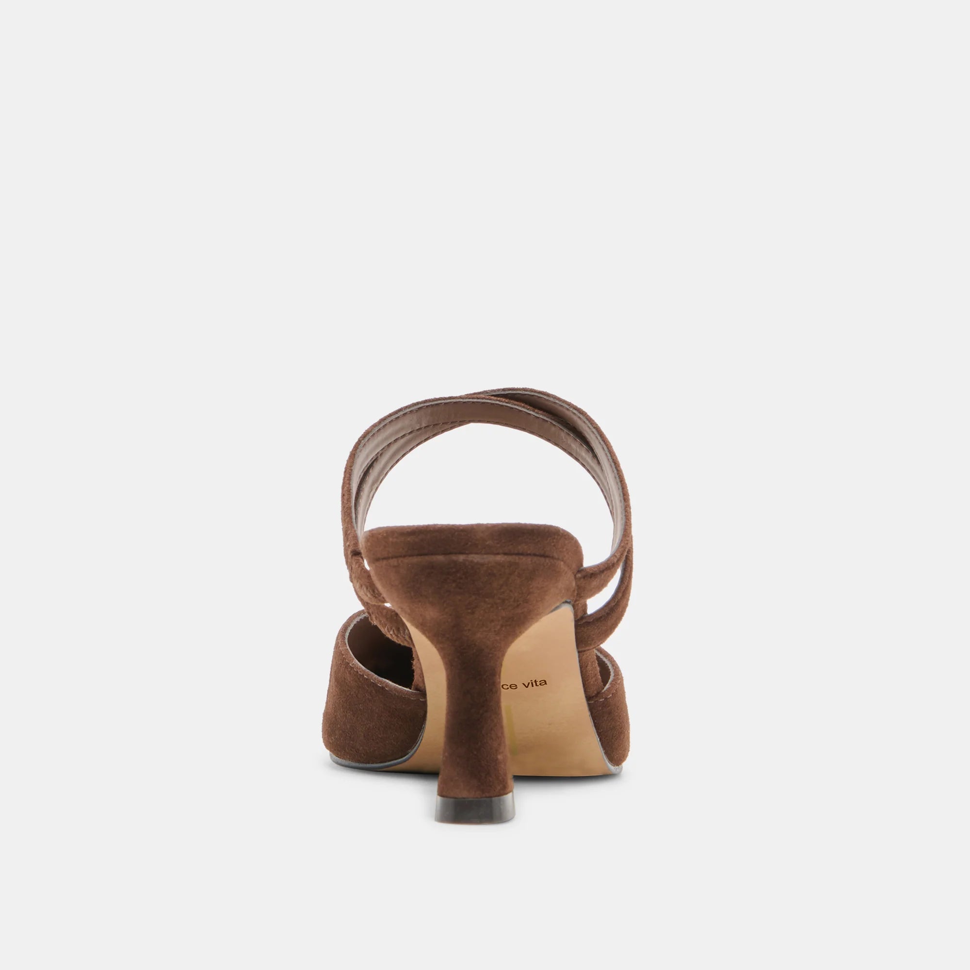 LINORE DARK BROWN SUEDE