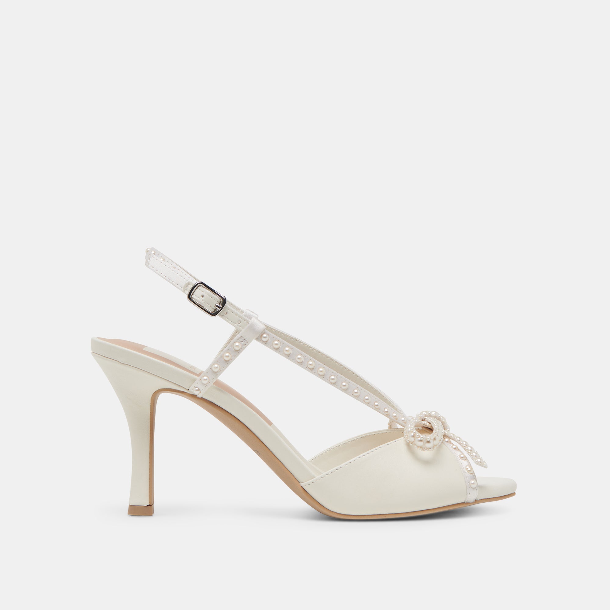 LONNY PEARL BLANC SATINÉ