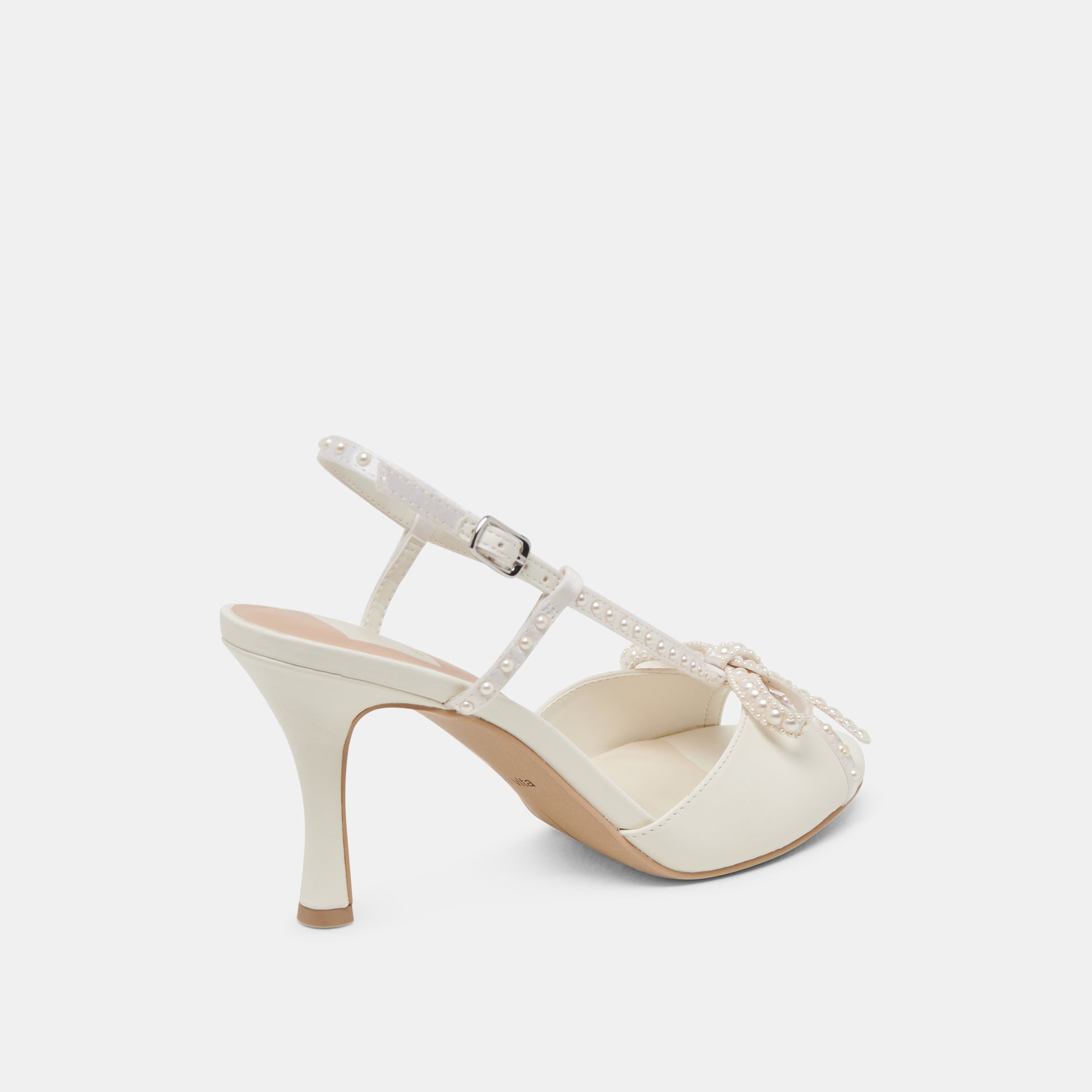 LONNY PEARL BLANC SATINÉ