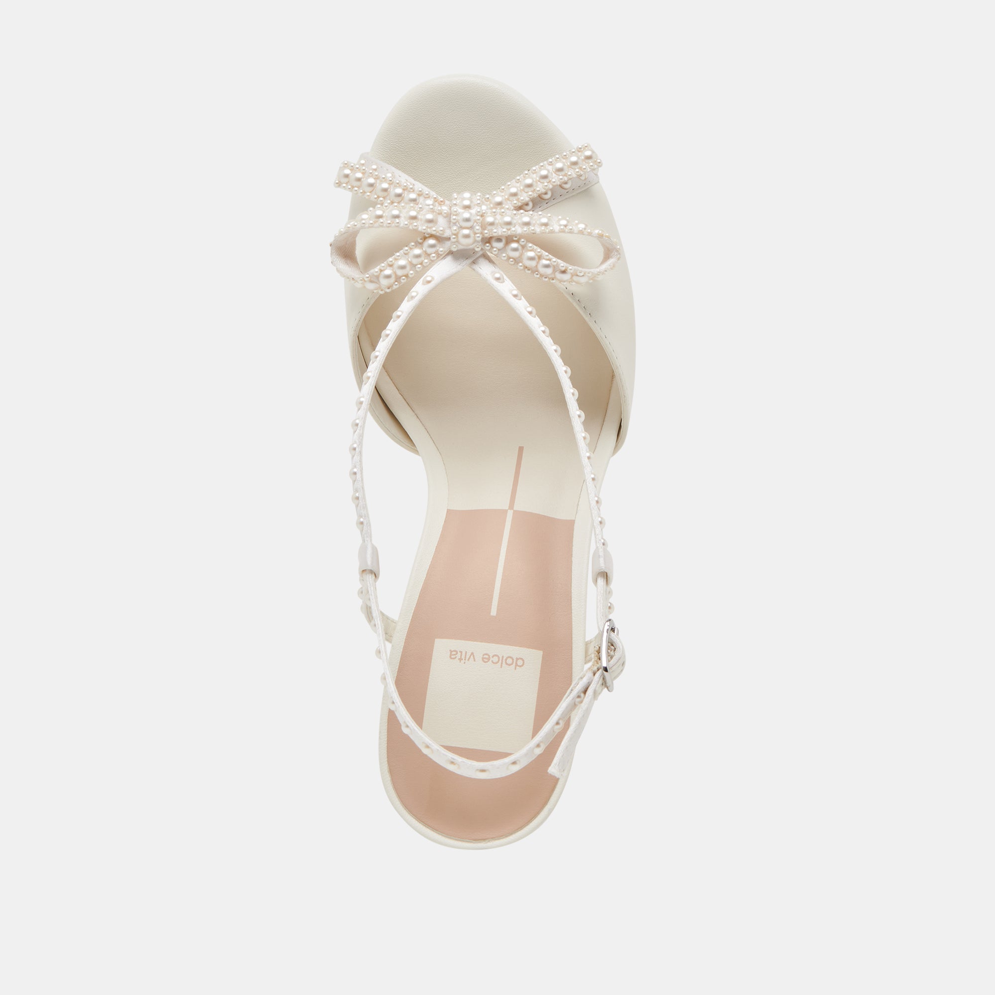 LONNY PEARL BLANC SATINÉ