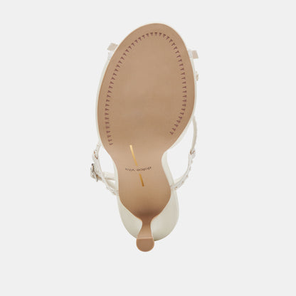 LONNY PEARL BLANC SATINÉ