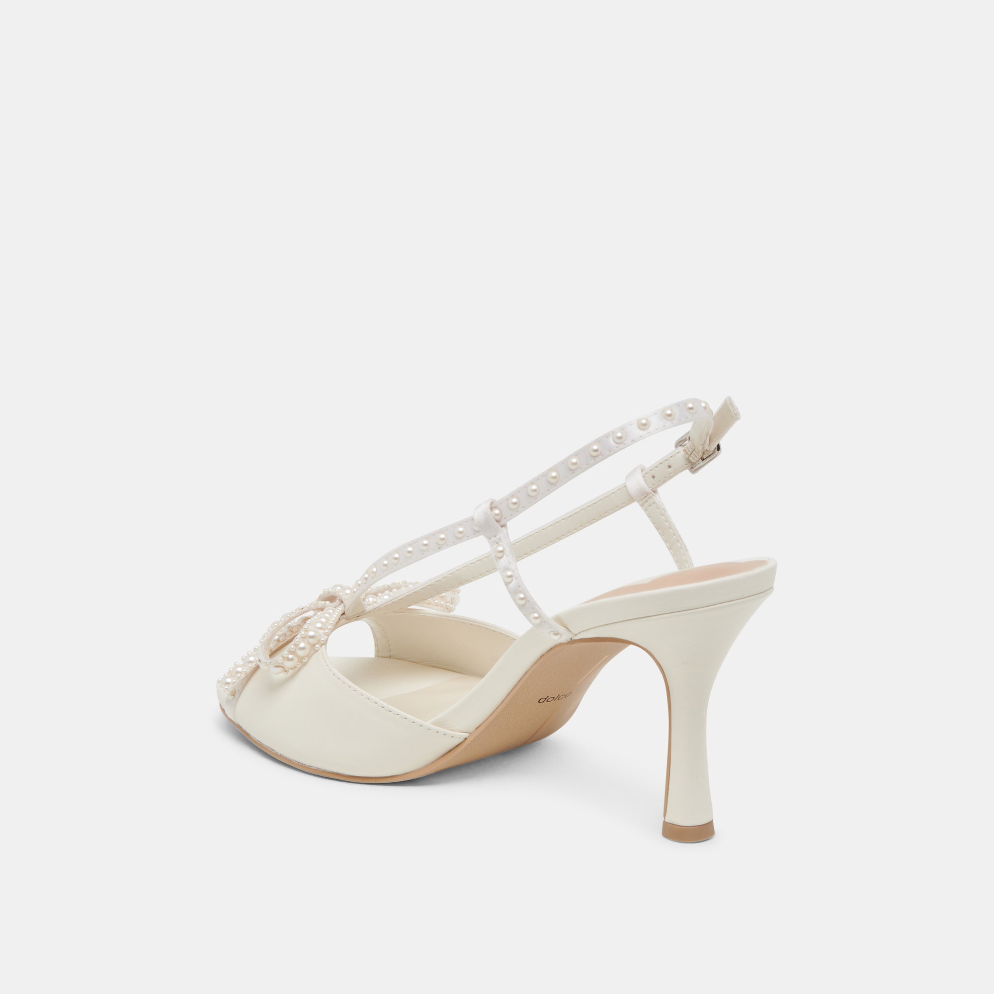 LONNY PEARL BLANC SATINÉ