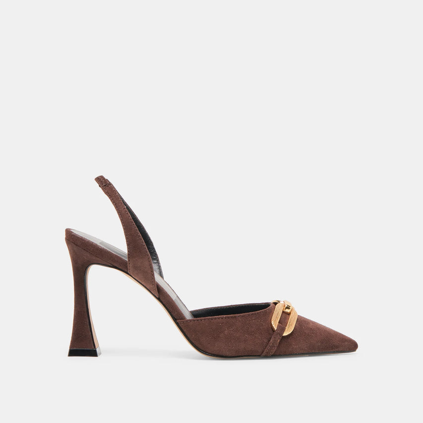 MALIK MAHOGANY SUEDE
