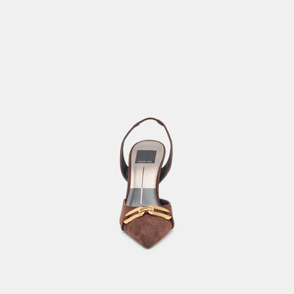 MALIK MAHOGANY SUEDE