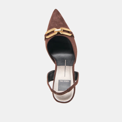 MALIK MAHOGANY SUEDE