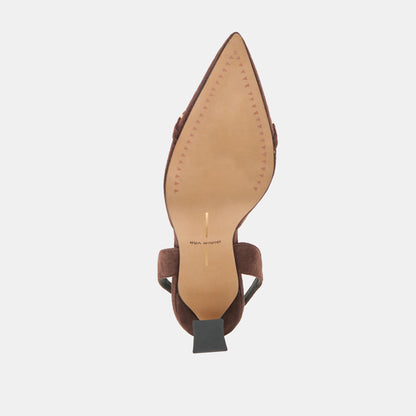 MALIK MAHOGANY SUEDE