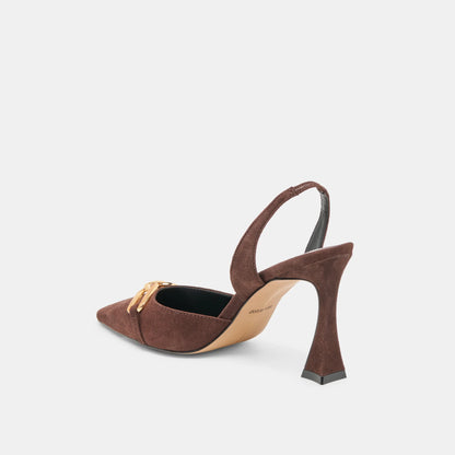 MALIK MAHOGANY SUEDE