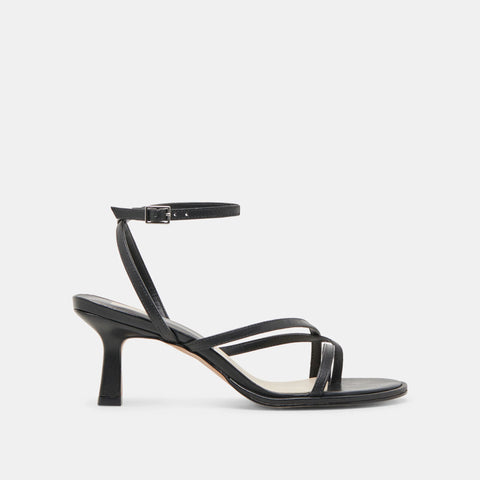 DOLCEVITA MORAH BLACK LEATHER All Sandals & Heels