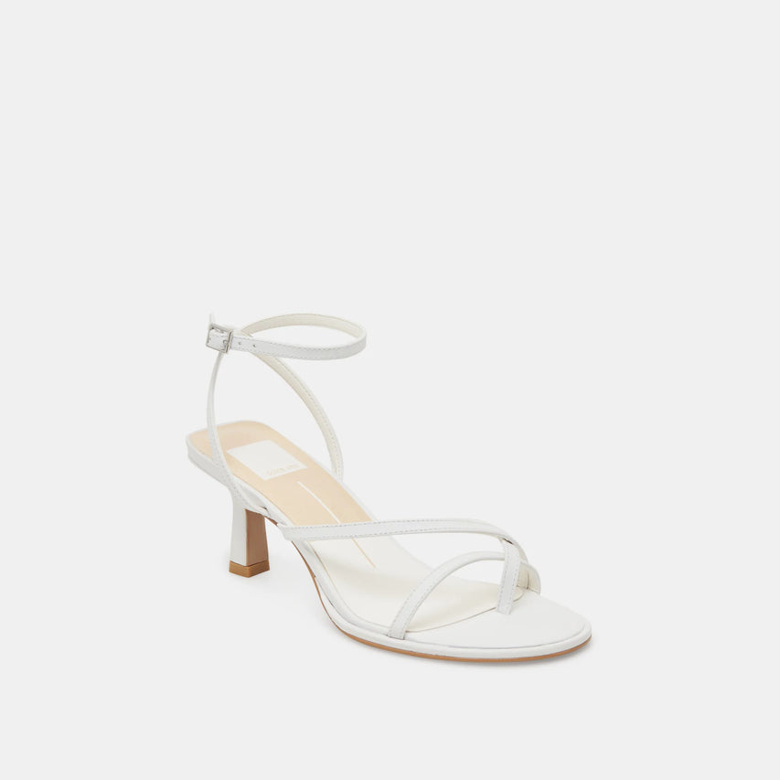 MORAH VRAI CUIR BLANC