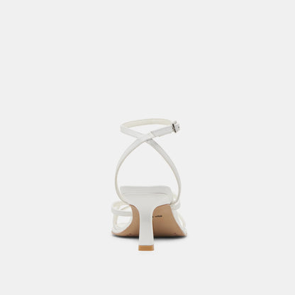 MORAH VRAI CUIR BLANC