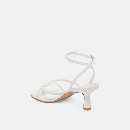 MORAH VRAI CUIR BLANC