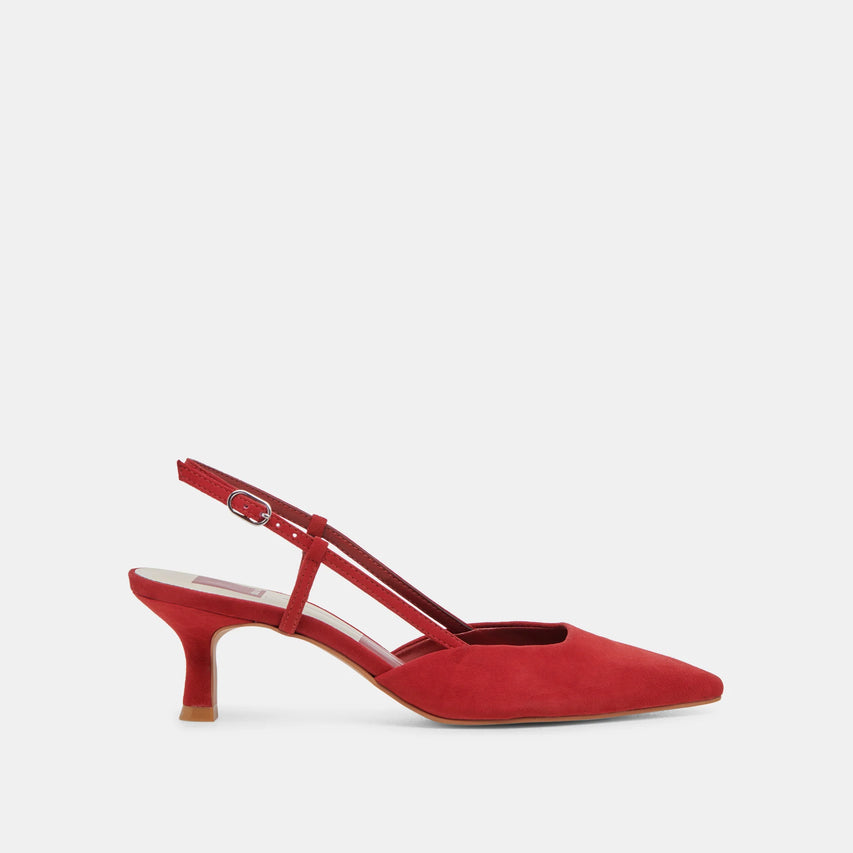ODELA CRIMSON SUEDE
