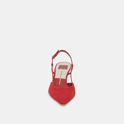 ODELA CRIMSON SUEDE