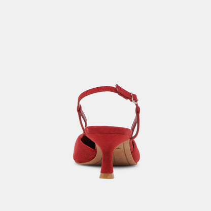 ODELA CRIMSON SUEDE