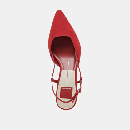 ODELA CRIMSON SUEDE