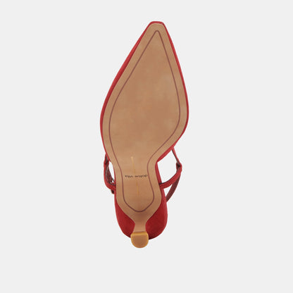 ODELA CRIMSON SUEDE