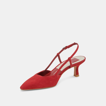 ODELA CRIMSON SUEDE
