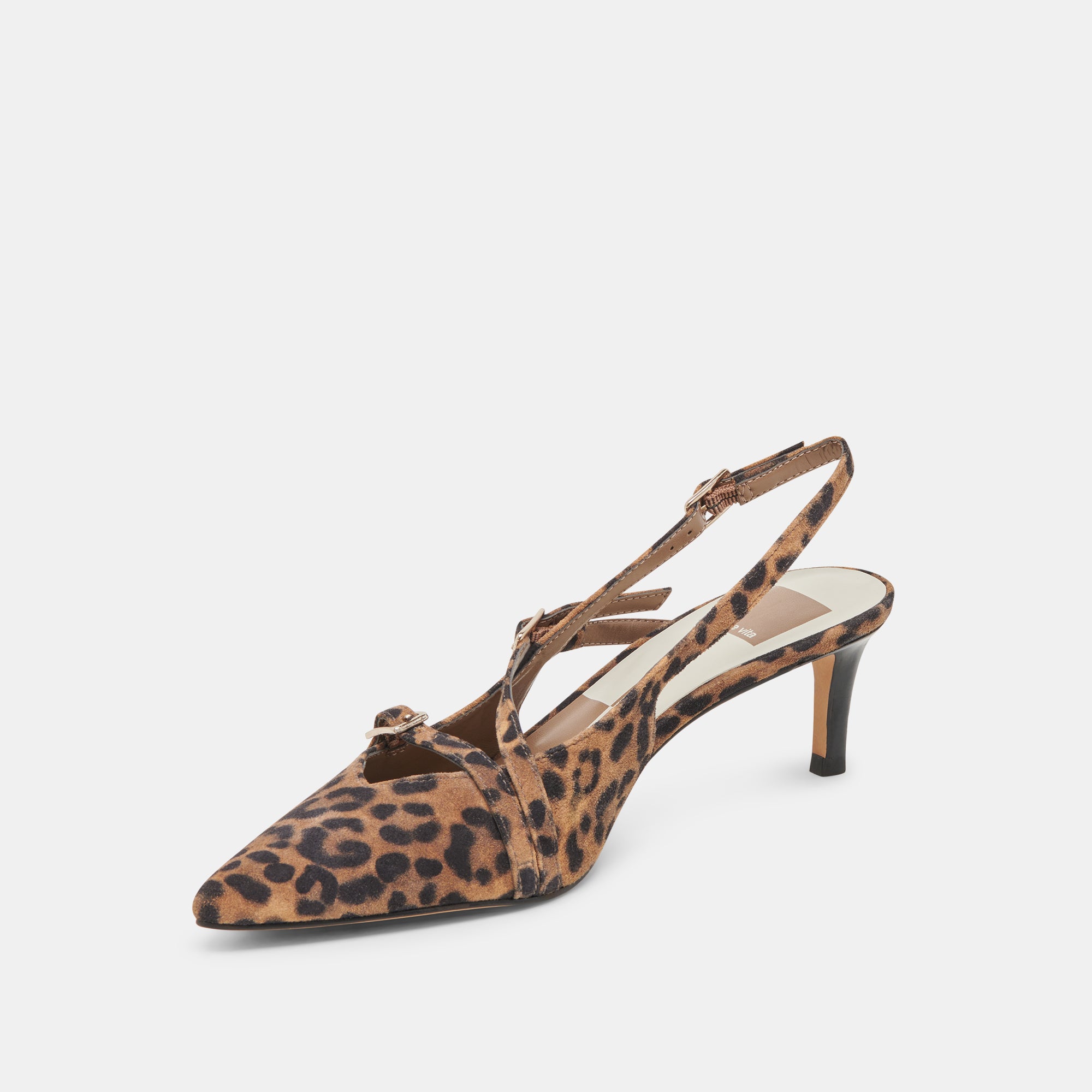 PAMLA MID LEOPARD SUEDE