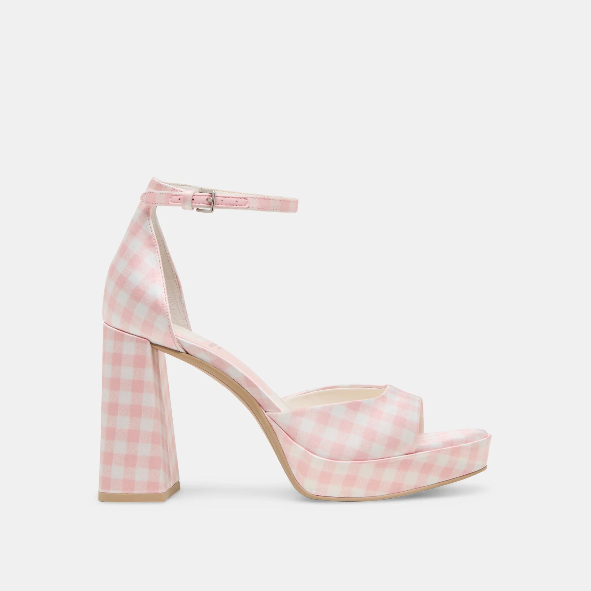 High Heels Womens Plaid Heels High Heel Plaid Heel Shoes Draven Peggy Red Plaid Pump Heels Women's Shoes  10