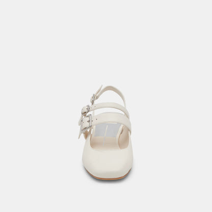 PATZY IVORY LEATHER