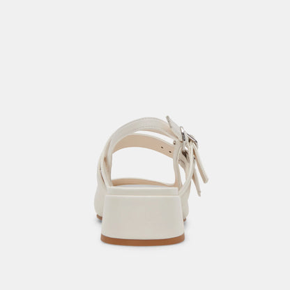 PATZY IVORY LEATHER