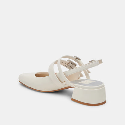 PATZY IVORY LEATHER
