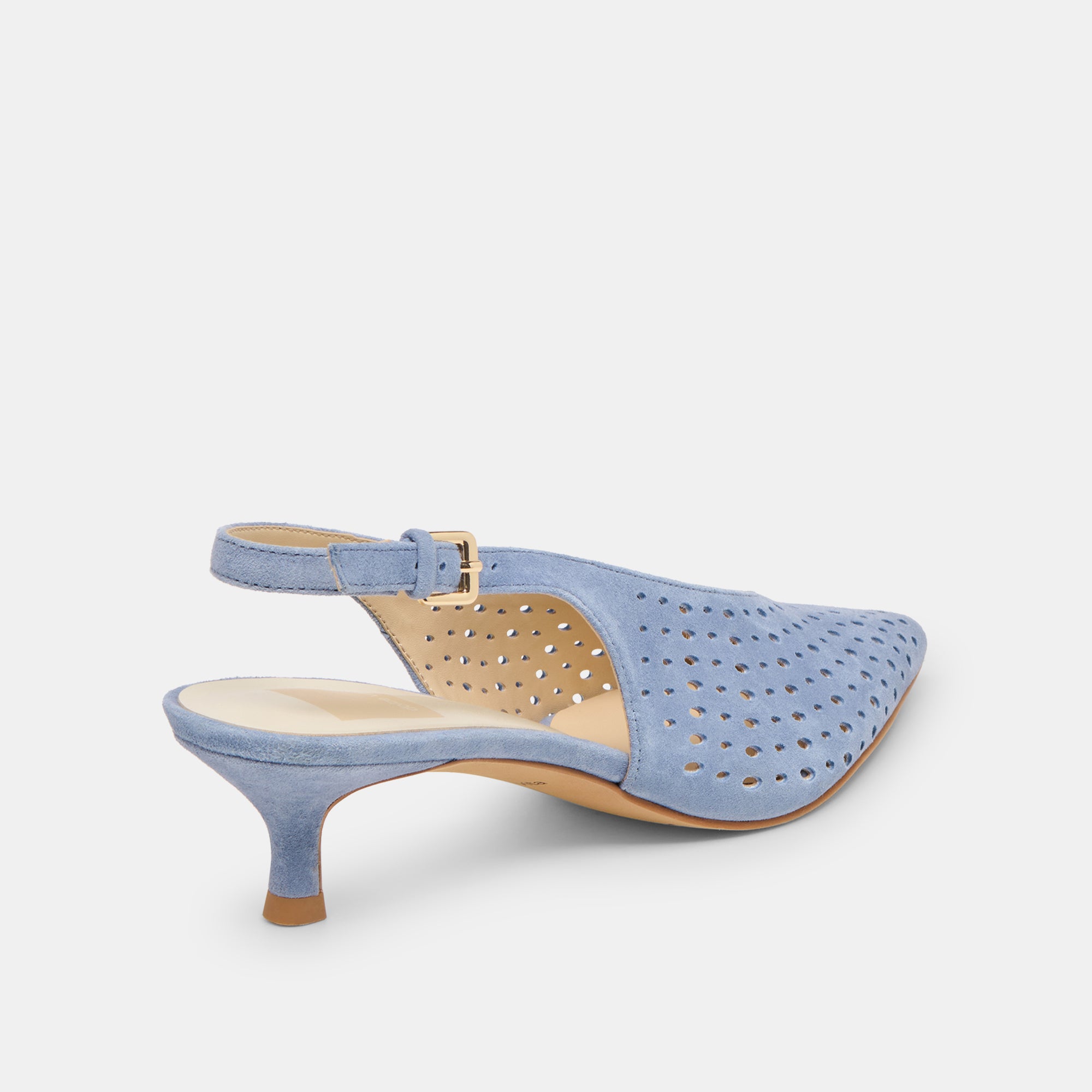 ALENNA PERF PERIWINKLE SUEDE - view 3