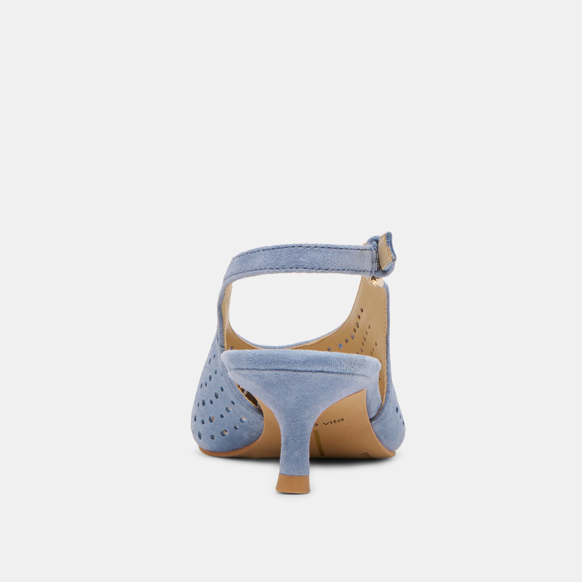 ALENNA PERF PERIWINKLE SUEDE - view 7