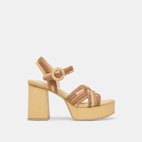 DOLCEVITA BETY BROWN MULTI WOVEN All Sandals & Heels